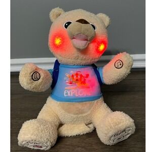 Spark Create Imagine Light Up Explore Bear Plush Stuffed Animal Toy Books